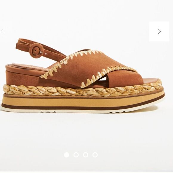 Anthropologie Bruno Premi Cross-Strap Platform Espadrille Sandals US 6 - Picture 12 of 12